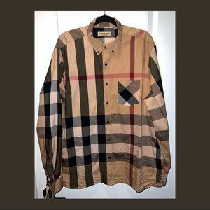 AUTHENTIC Dress Shirt - Used/like new 🛑NO RETURNS🛑 Stain above pocket